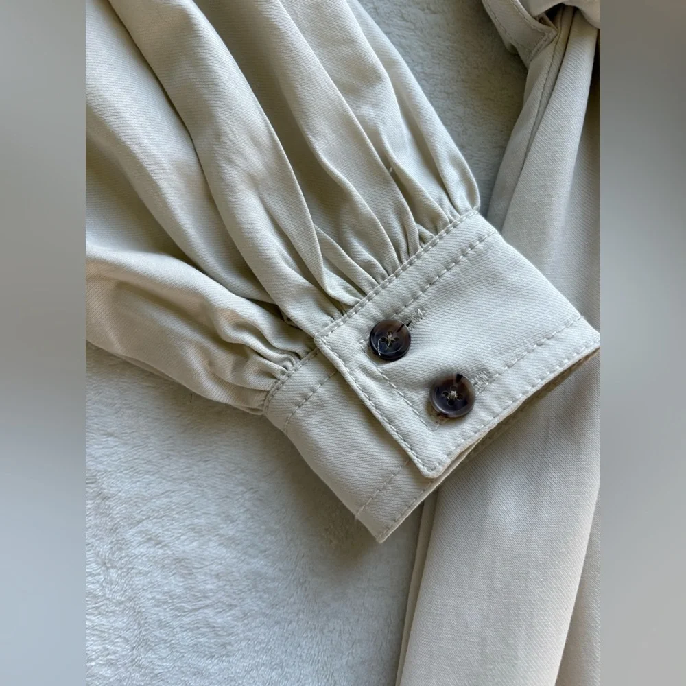 Banana Republic Kakhi Shirttail Dress - Size Small - Picture 7 of 16